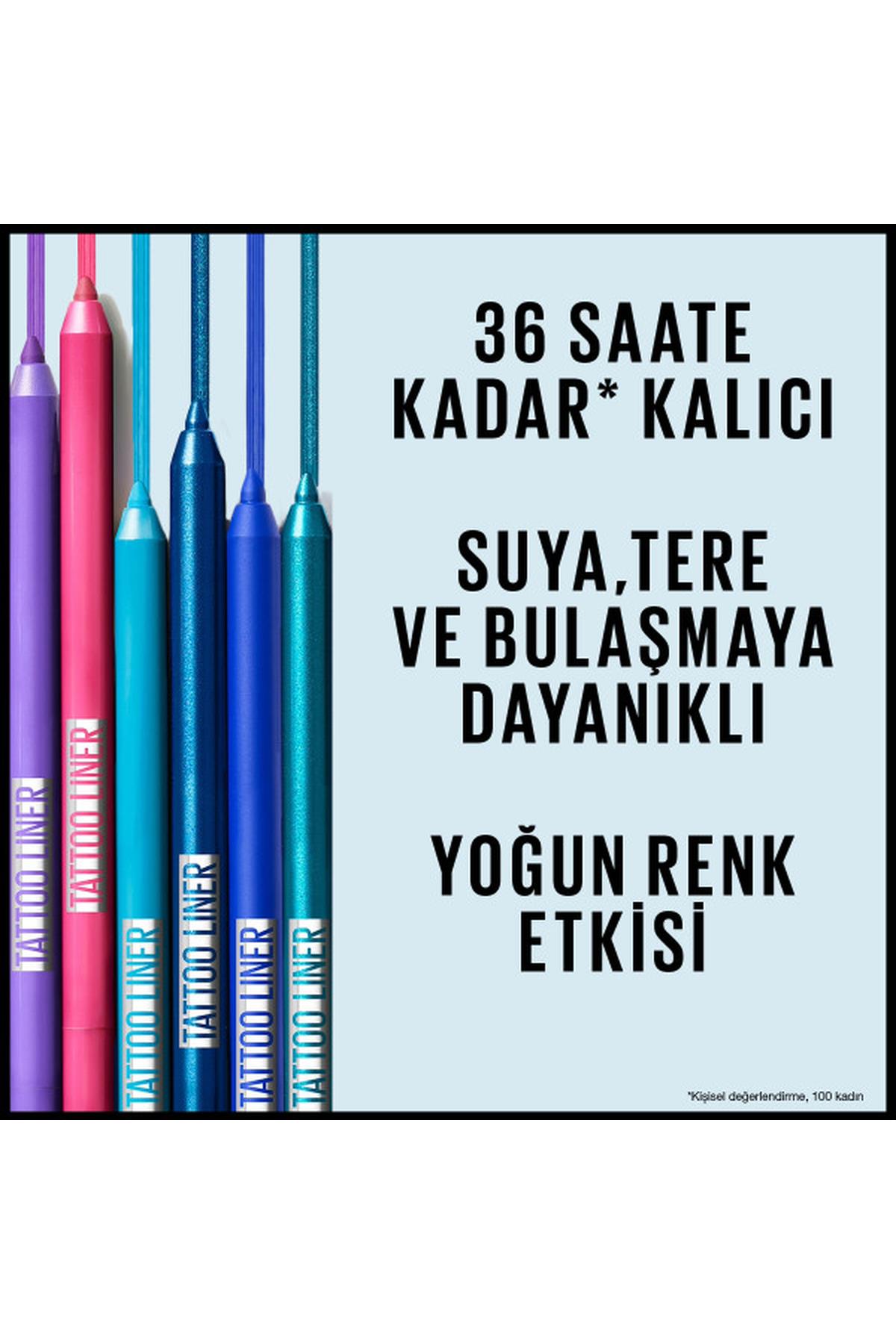 Maybelline New York Tattoo Liner Jel Göz Kalemi - Burgundy Bliss