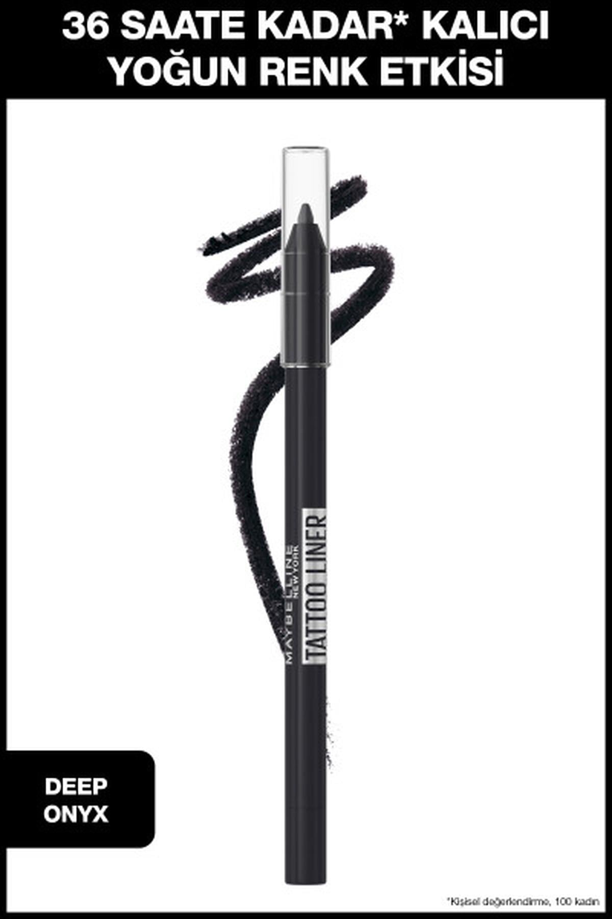 Maybelline New York Tattoo Liner Jel Göz Kalemi - 900 Deep Onyx (Siyah)