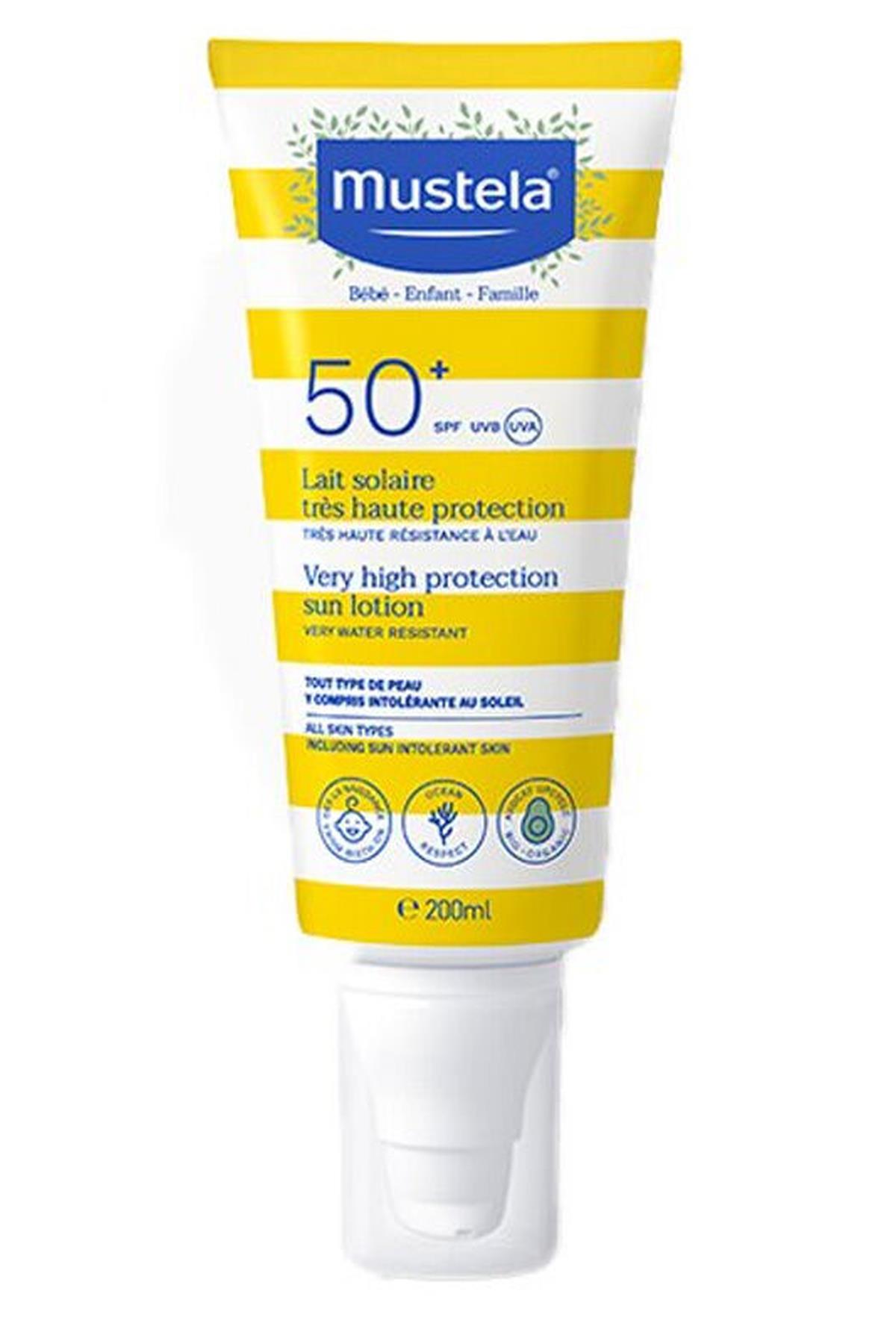 MUSTELAMustela Çok Yüksek Koruma 200 ml 50 Faktör Güneş Losyonu3504105037567