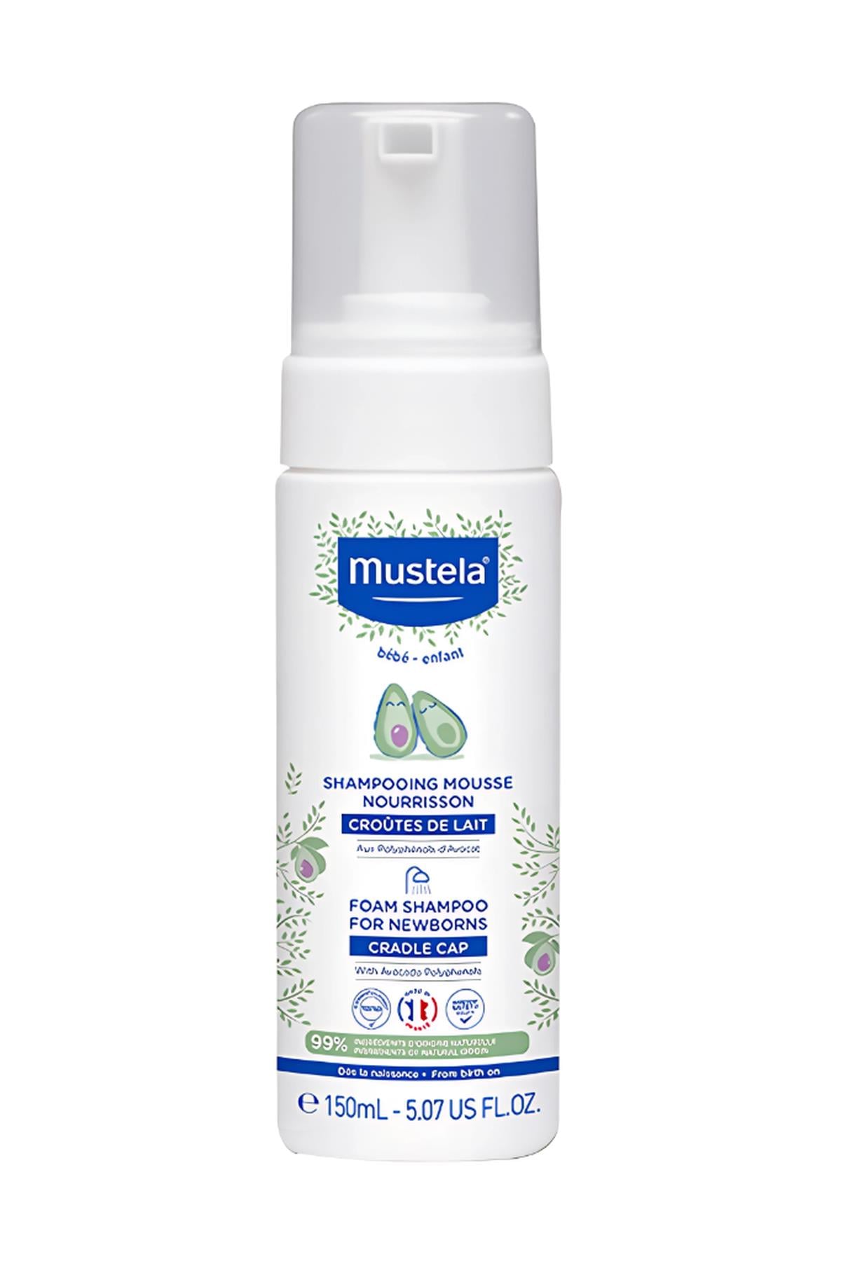 MUSTELAMustela Konak Önleyici Yenidoğan Köpük Şampuanı 150 ml3504105034405