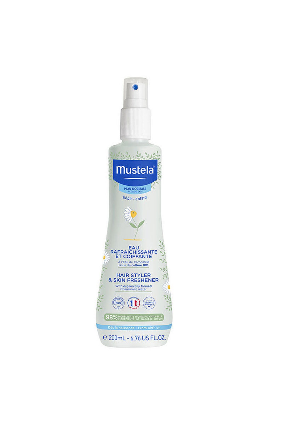 Mustela Saç Şekillendirici ve Ferahlatıcı Vücut Spreyi 200 ml