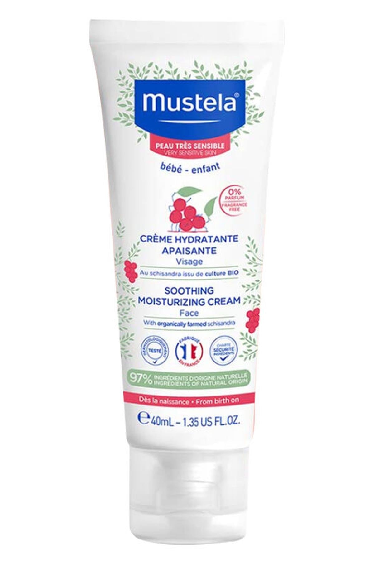 MUSTELAMustela Soothing Moisturizing Çok Hassas Ciltler için Rahatlatıcı Yüz Kremi 40 ml3504105036430