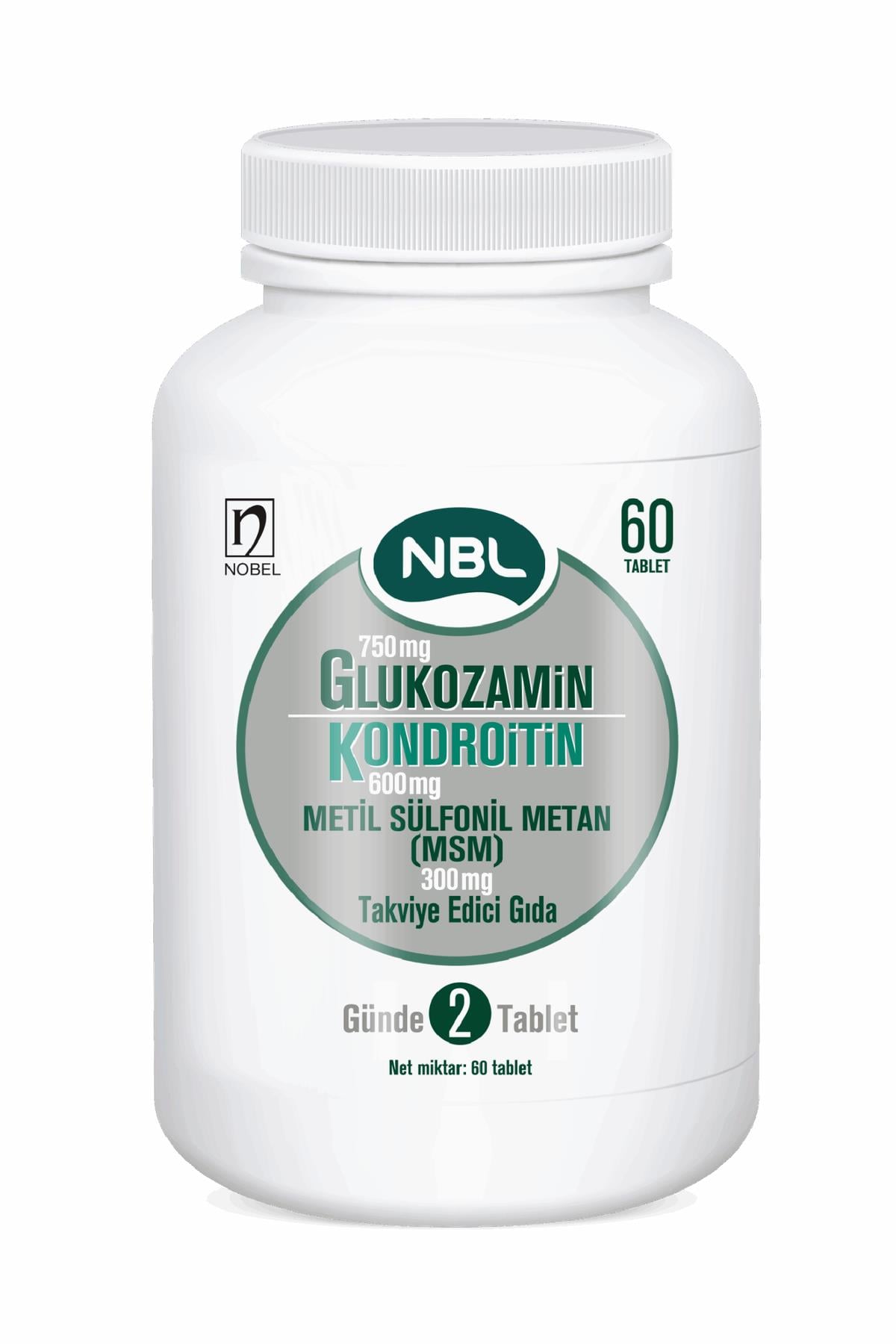 NBL Glukozamin Kondroitin MSM 60 Tablet