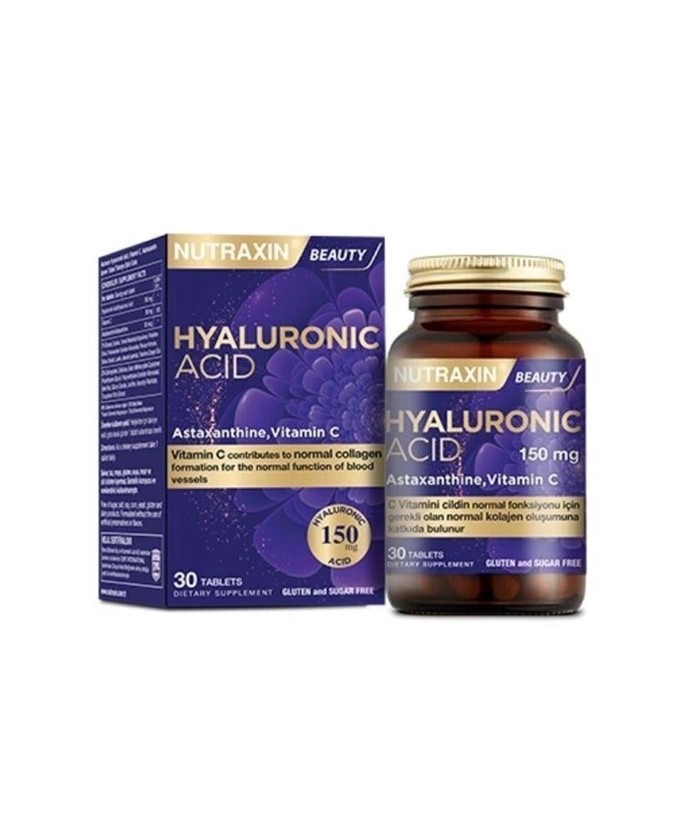 Nutraxin Hyaluronic Acid 30 Tablet Astaksantin C Vitamini Complex