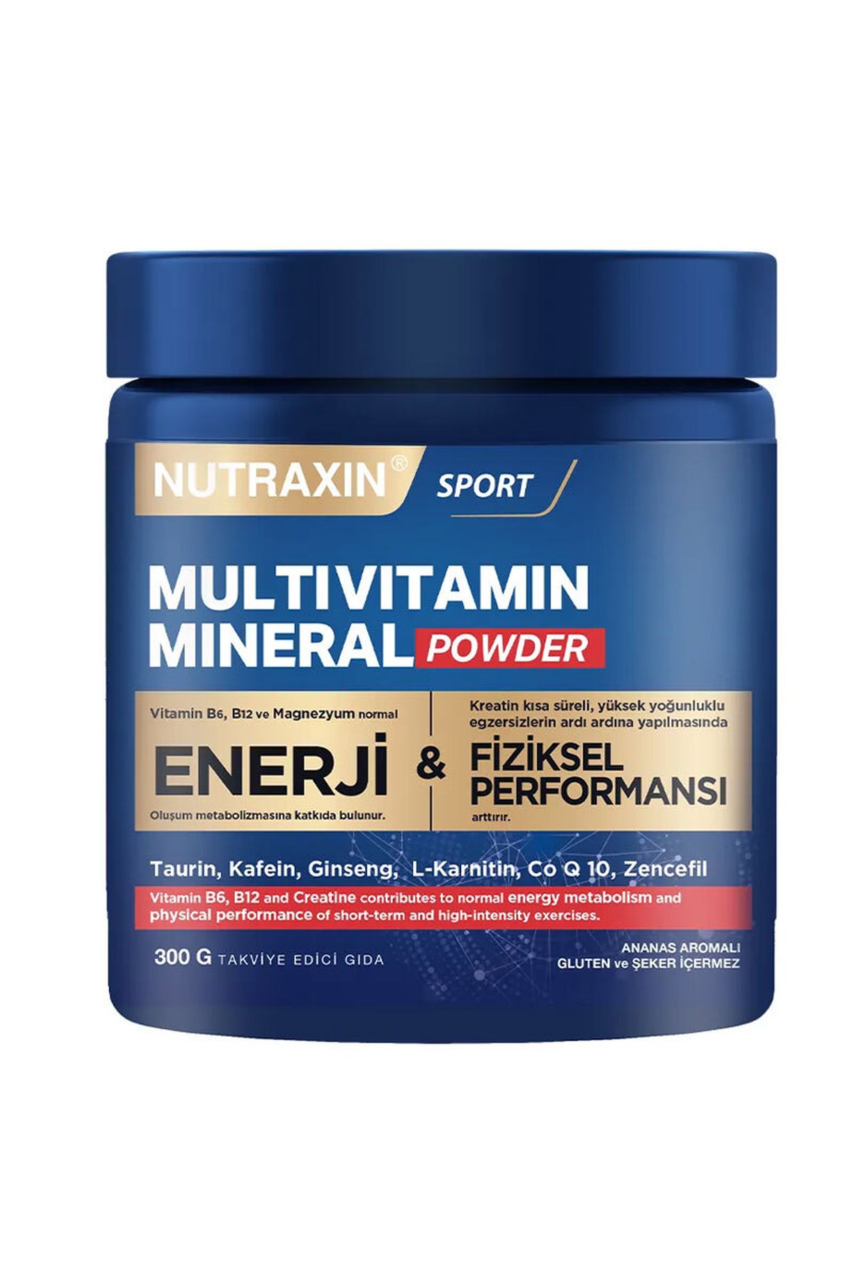 Nutraxin Multivitamin Mineral Powder 300 Gr