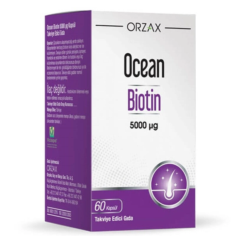 Ocean Biotin 5000 Mcg 60 Kapsül