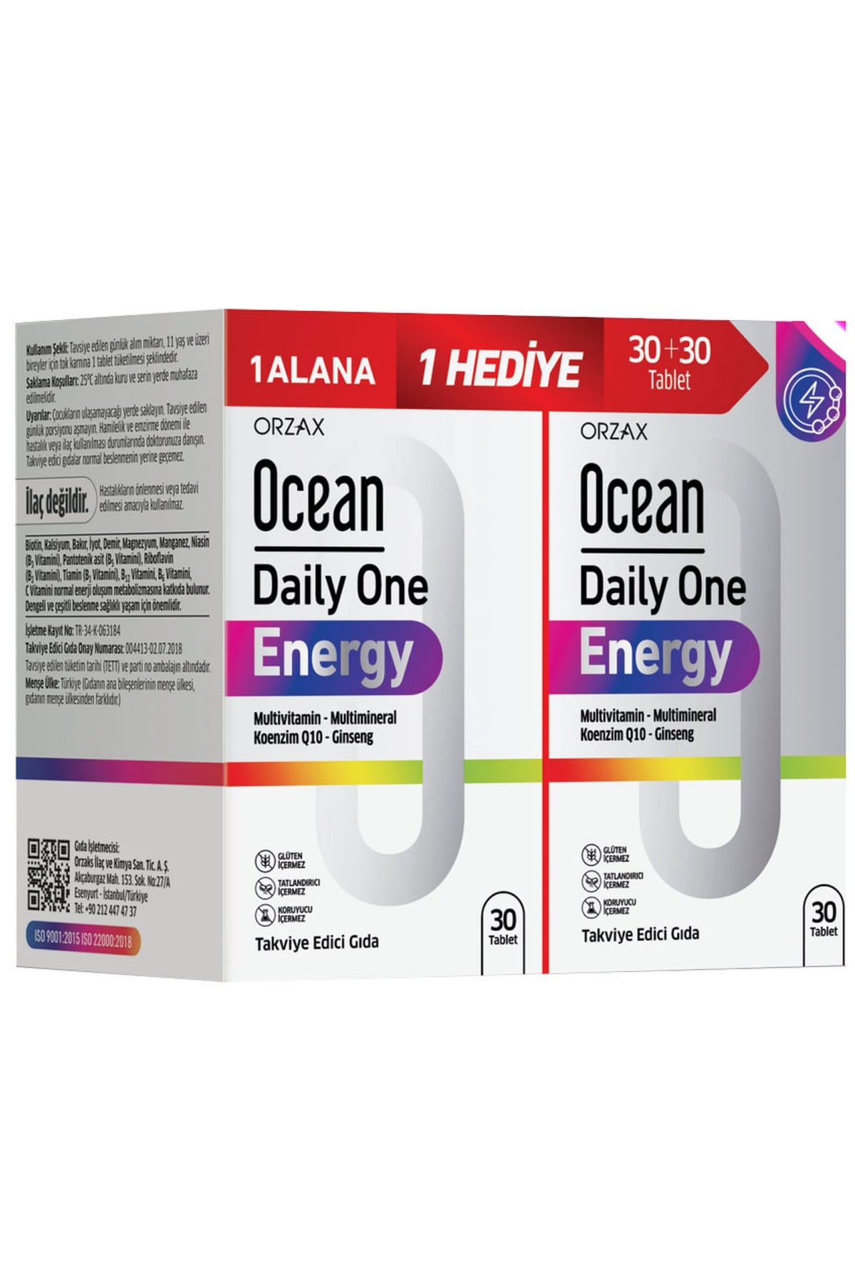 OCEANOcean Daily One Energy 60 Tablet Avantajlı Paket850081345091
