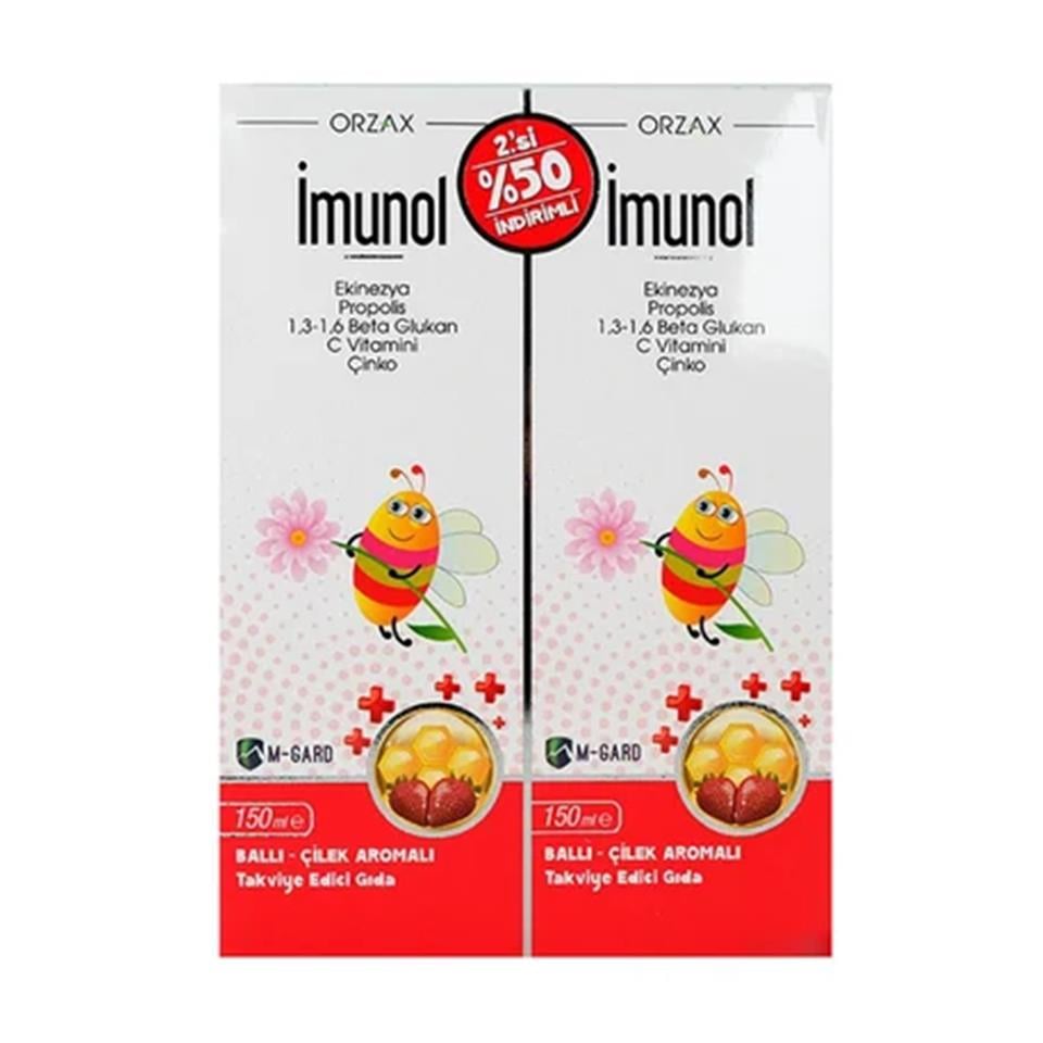 Orzax Imunol Şurup 150 ML 2.si %50 indirimli