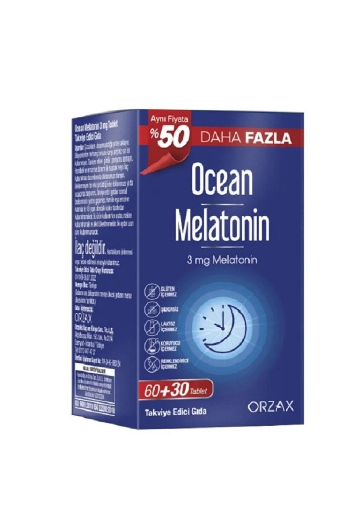 ORZAXOcean Melatonin 3 Mg 90 Tablet8697595873519
