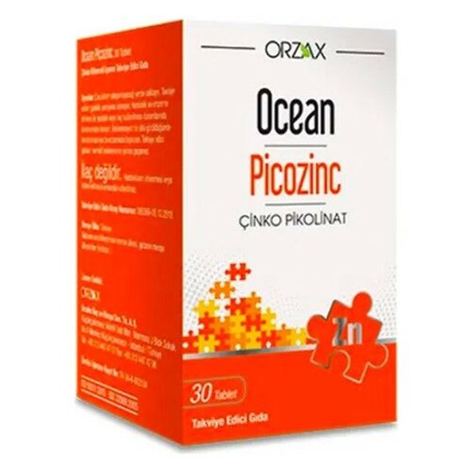 Ocean Picozinc Takviye Edici Gıda 30 Tablet