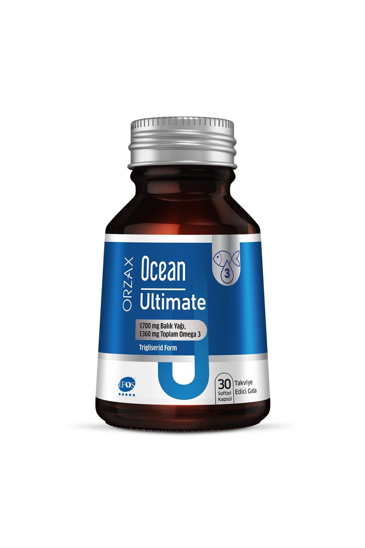 Ocean Ultimate 1700 Mg Balık Yağı 1360 Omega3 30 Softjel Kapsül
