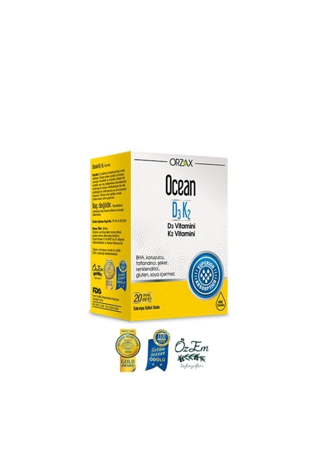 Ocean D3K2 Vitamin Damla 20 ml