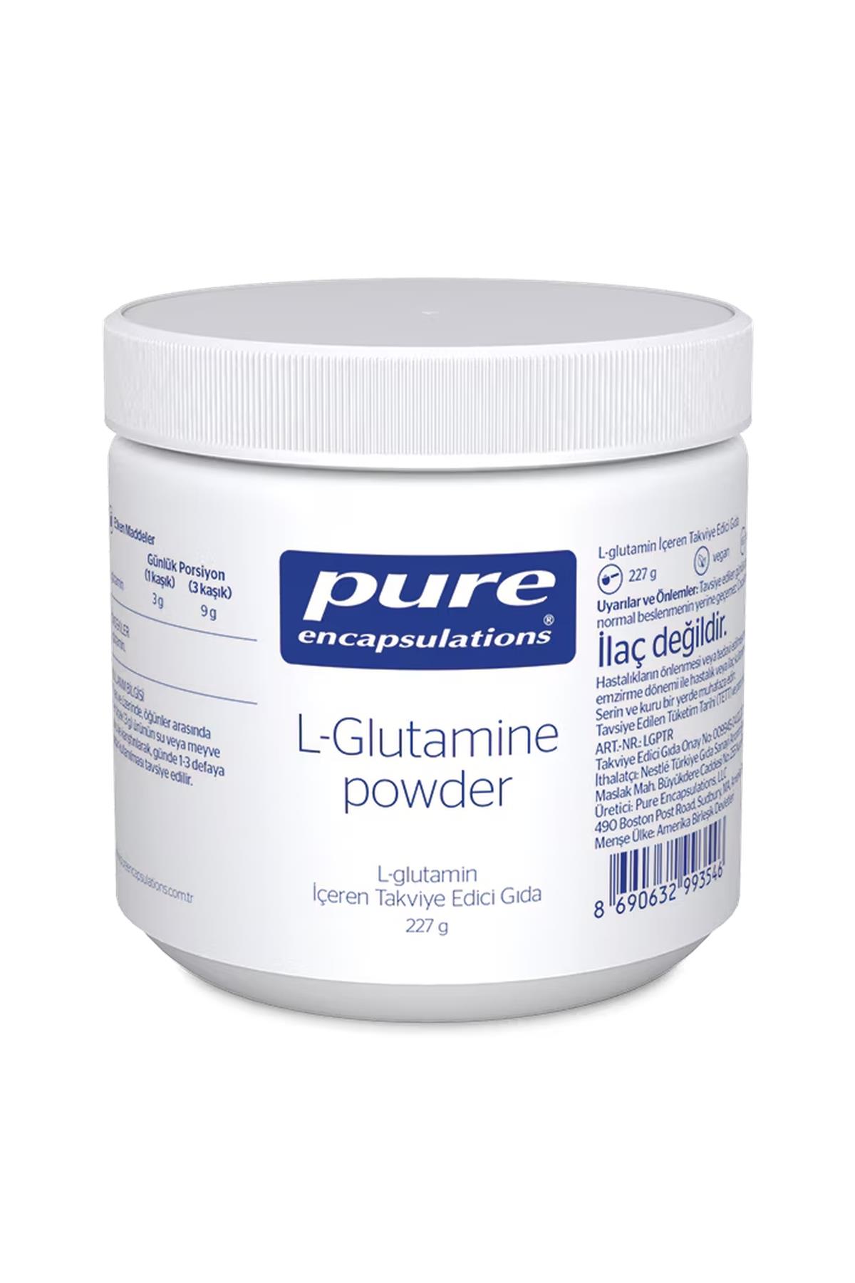 Pure Encapsulations L-Glutamine Powder 227 gr