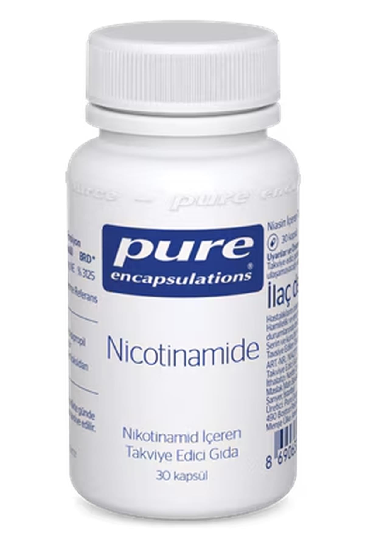Pure EncapsulationsPure Encapsulations Nicotinamide 30 Kapsül8690632014654