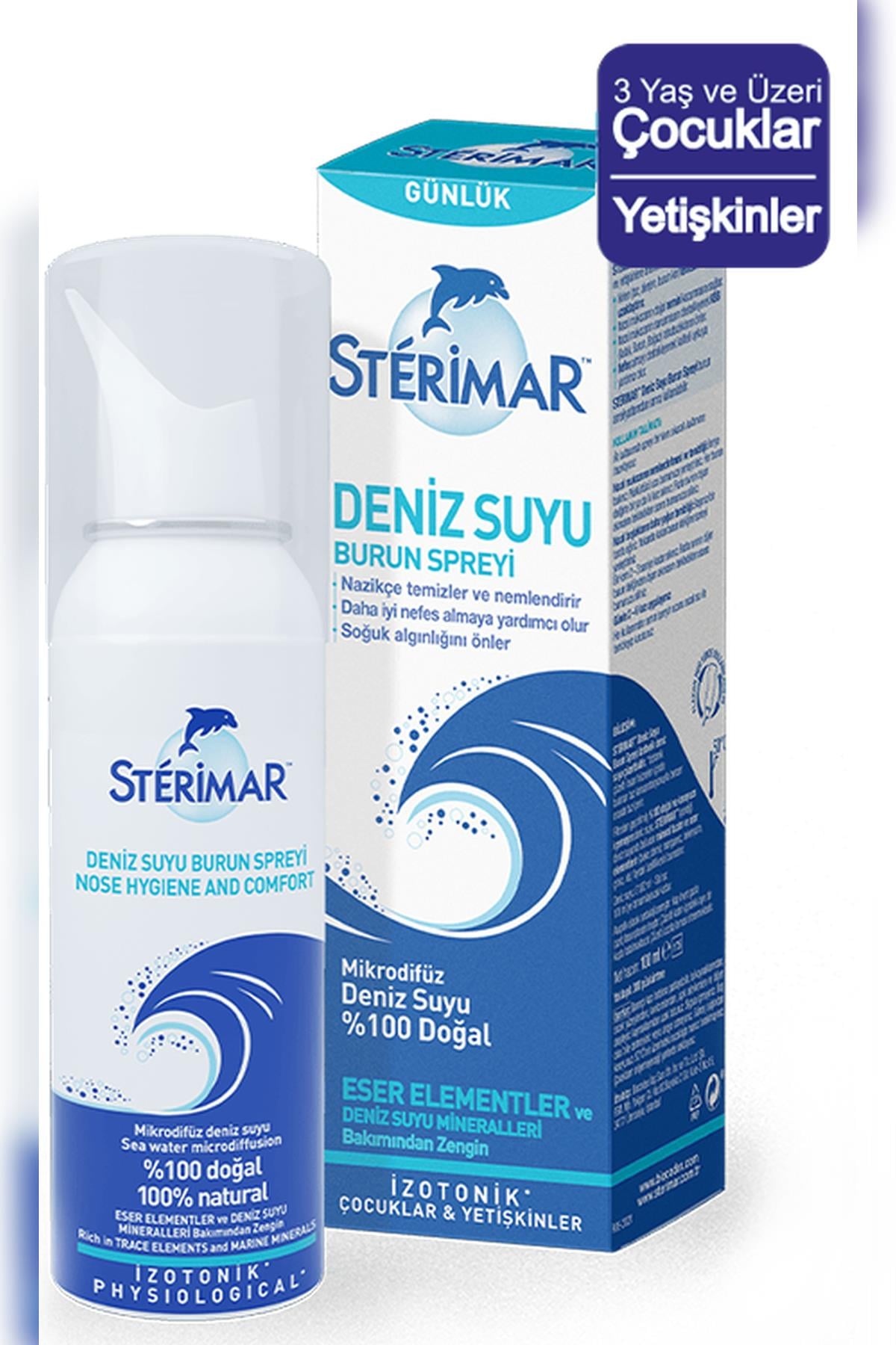 SterimarSterimar Deniz Suyu Burun Spreyi 50ml3331300097221