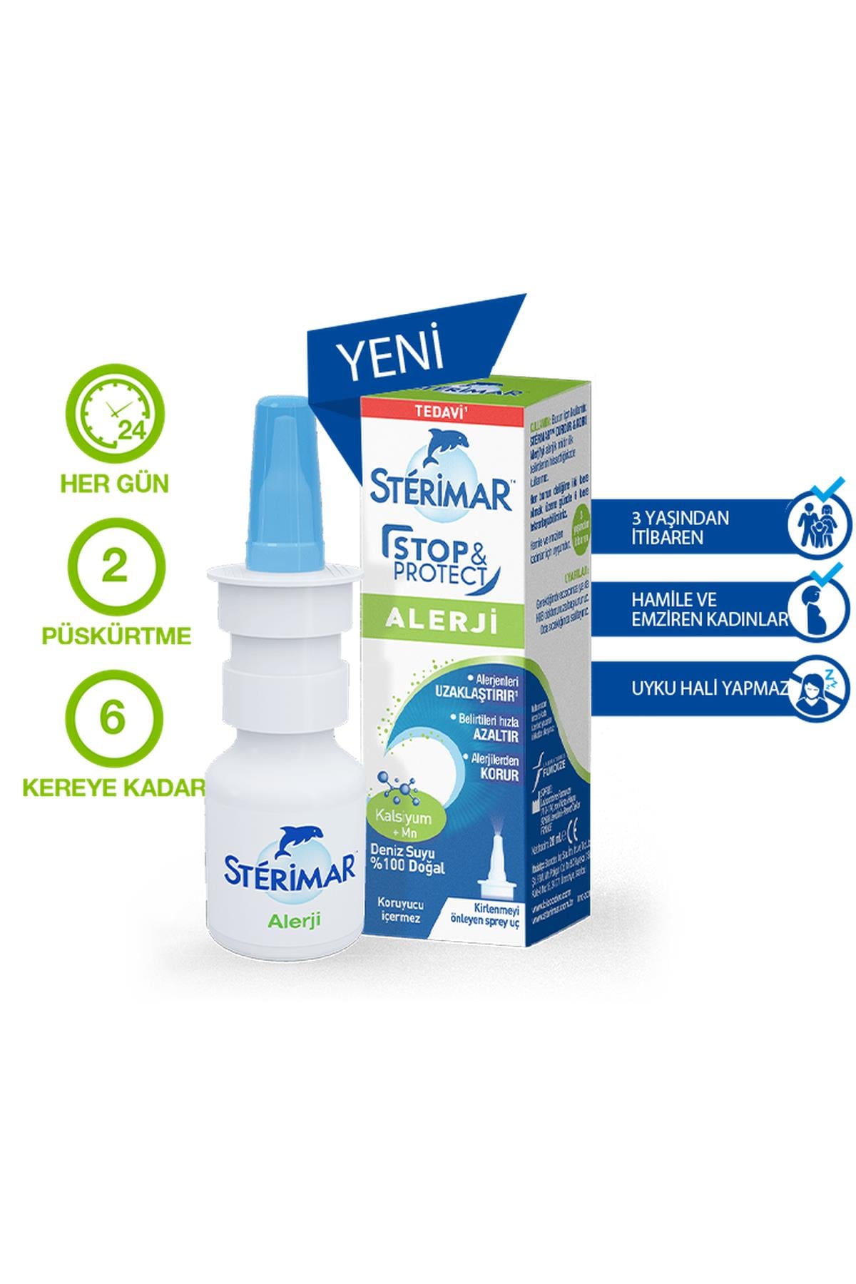 SterimarSterimar Stop & Protect Alerji Burun Spreyi 20 ml3331300097771