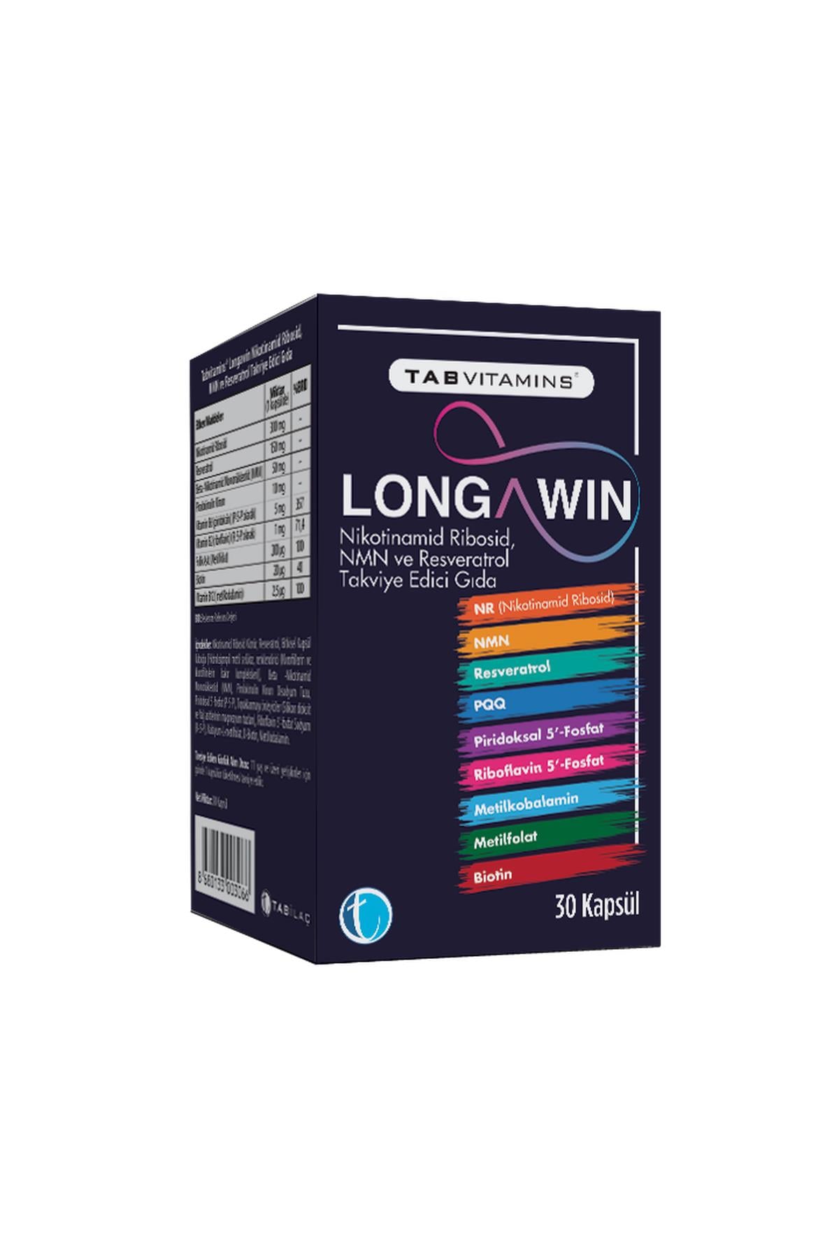 TAB İlaç Sanayi A.ŞTabvitamins Longawin 30 Kapsül8680133003066