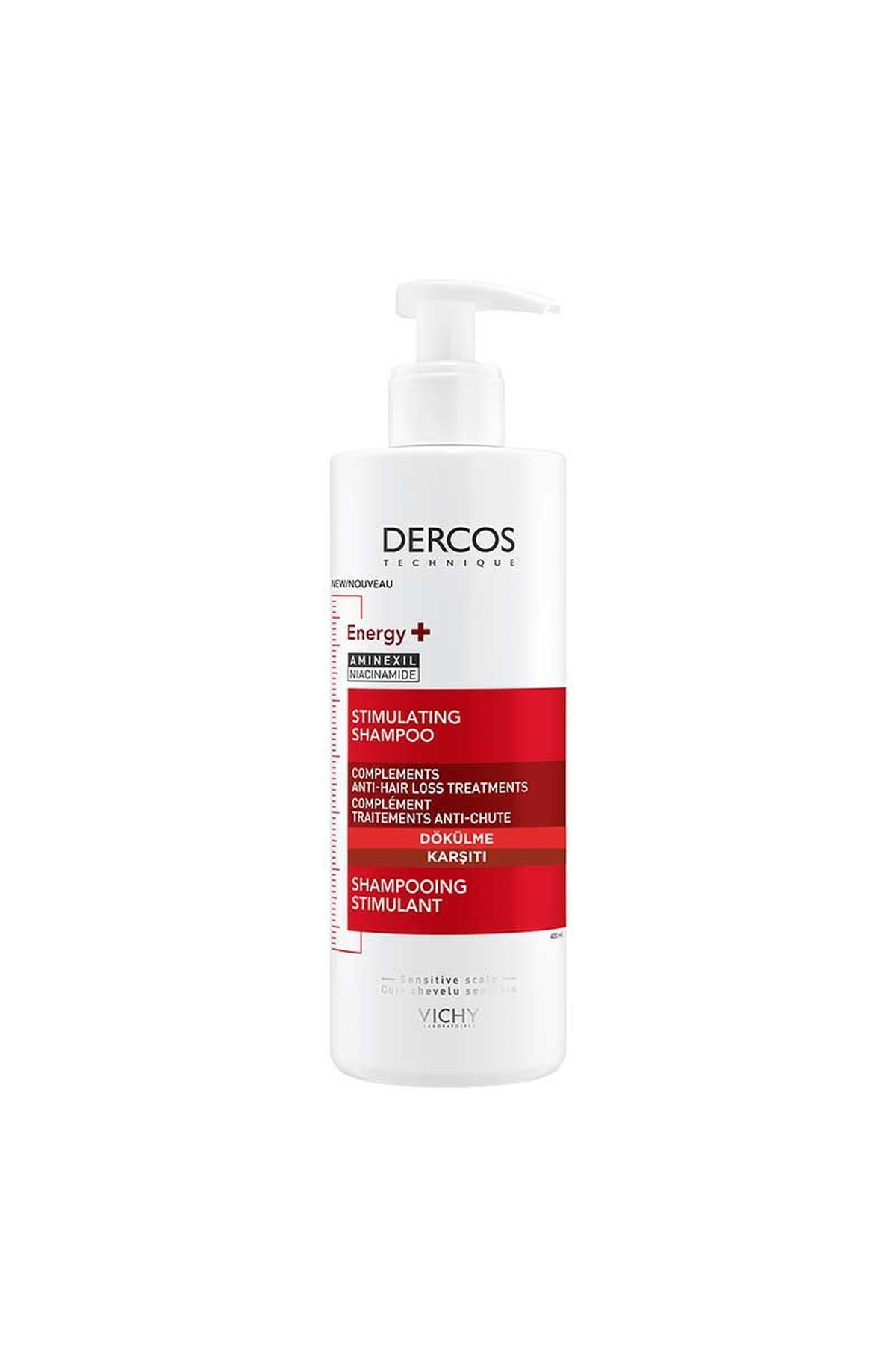 Vichy Dercos Energy+ Saç Dökülmesine Karşı Şampuan 400 ml