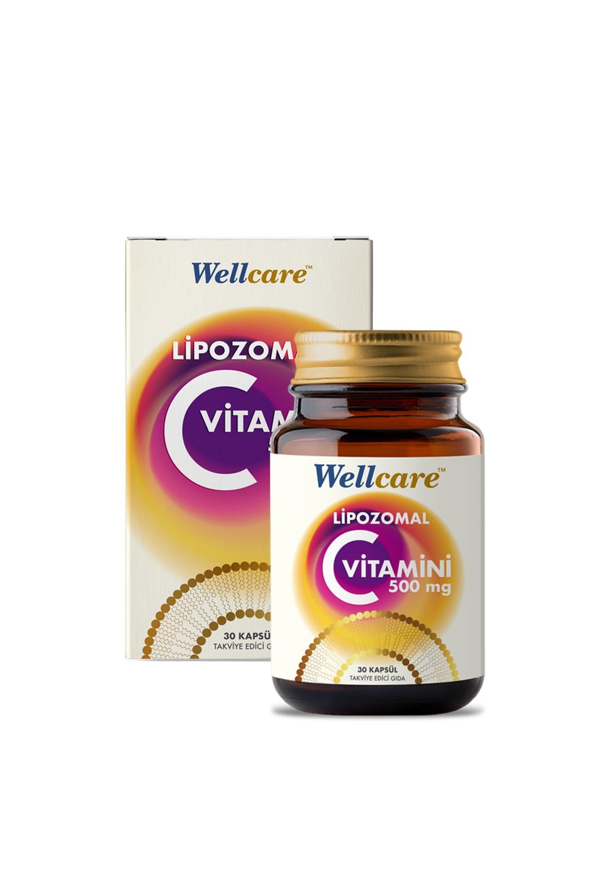 WELLCAREWellcare Lipozomal C Vitamini 500 mg 30 Kapsül8699680150246