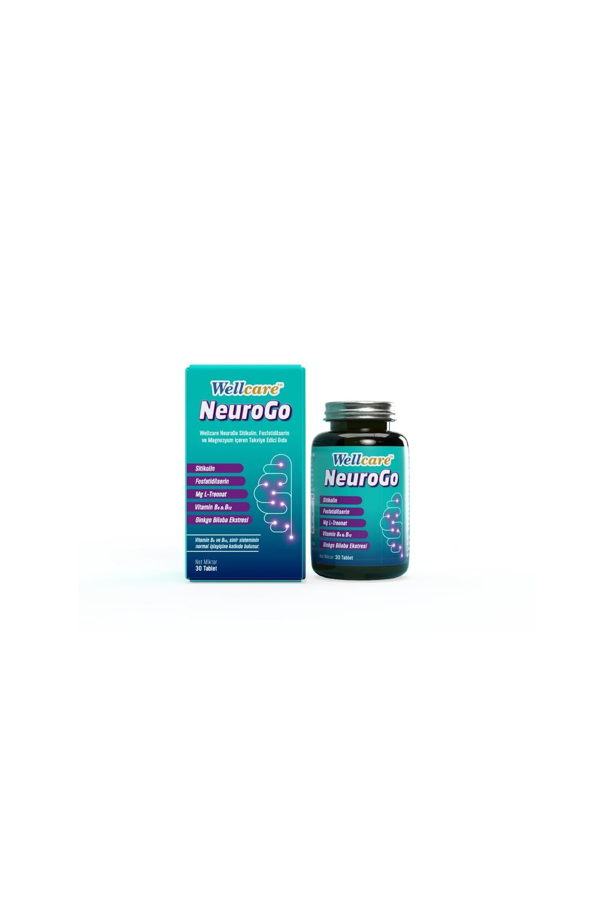 WELLCAREWellcare  NeuroGo 30 Tablet Gıda Takviyesi8699680092317