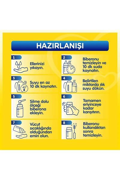 2 Numara 800 GR 6-9 Ay 4`lü Avantaj Paketi (3200GR)