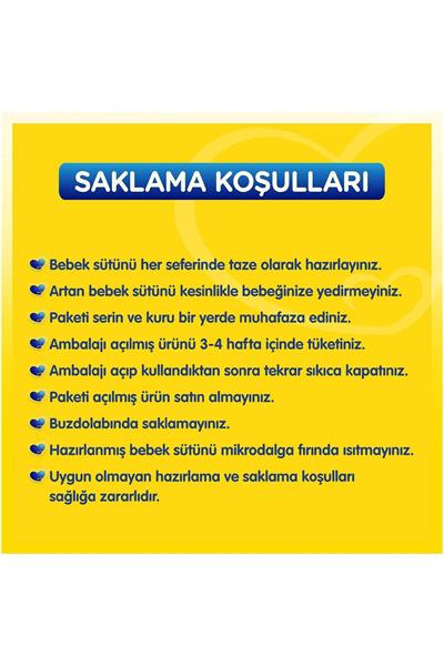 2 Numara 800 GR 6-9 Ay 4`lü Avantaj Paketi (3200GR)