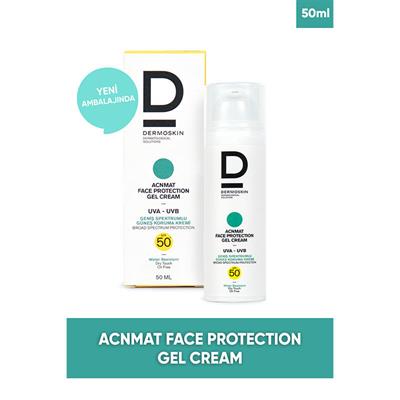 Dermoskin Acne Mat Spf50+ Güneş Koruyucu Jel Krem 50 ml