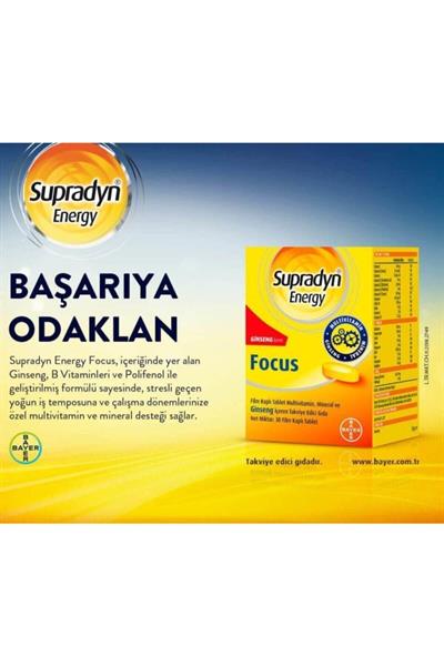Supradyn Focus 30 Tablet 2 Kutu