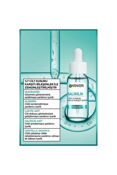 Garnier 7 Day Clinical Salisilik Sivilce Karşıtı Serum 30 ml