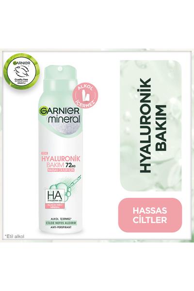 Garnier Mineral Hyaluronik Bakım Sprey Deodorant 150 ml 3lü Set