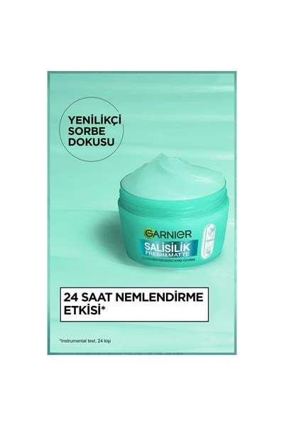 Garnier Salisilik Fresh & Matte Sivilce İzi Karşıtı Nemlendirici Sorbe Yüz Kremi 85 ml