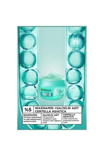 Garnier Salisilik Fresh & Matte Sivilce İzi Karşıtı Nemlendirici Sorbe Yüz Kremi 85 ml