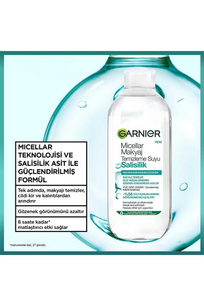 Garnier Salisilik Micellar Makyaj Temizleme Suyu 400 ml