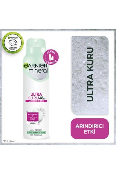 Garnier Ultra Kuru Deodorant Sprey 150ml 3lü Set
