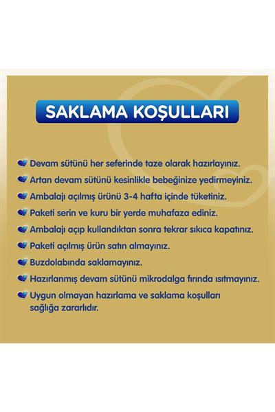 Gold 2 Devam Sütü 800 gr X 3 Adet