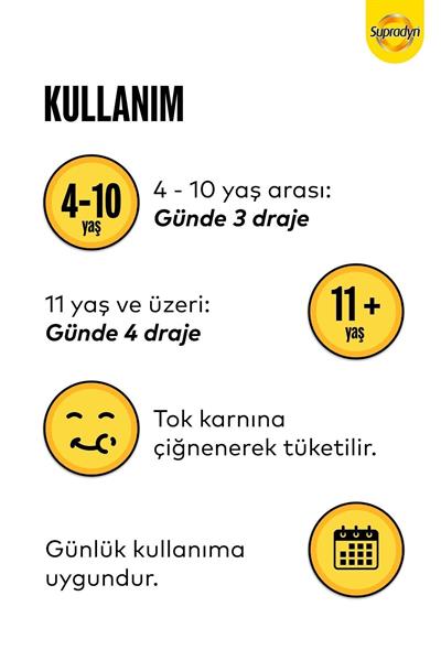 Supradyn Kids Multivitamin 60 Çiğneme Tablet