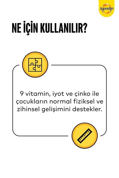 Supradyn Kids Multivitamin 60 Çiğneme Tablet