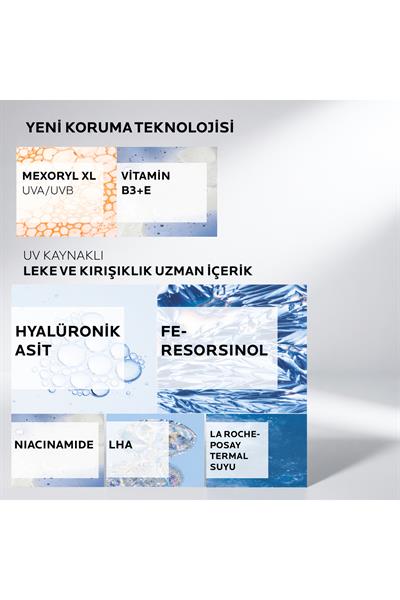 La Roche Posay Anthelios Age Correct SPF50+ Yaşlanma Karşıtı Renkli Yüz Güneş Kremi 50 ml