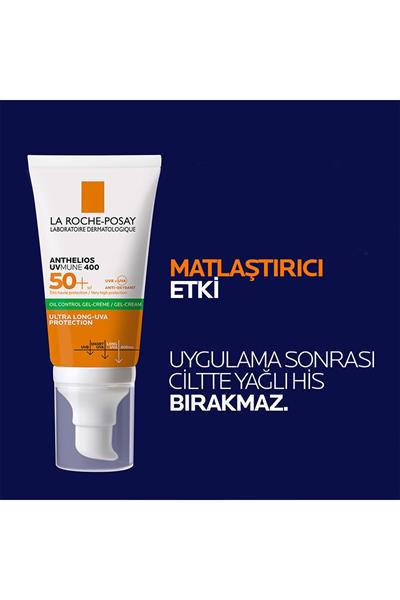La Roche Posay Anthelios Uvmune 400 Oil Control Gel-Cream Spf 50+ Güneş Kremi
