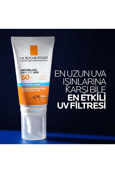 La Roche Posay Anthelios UVmune SPF+50 Hassas Ciltler İçin Yüksek Korumalı Yüz Güneş Kremi 50 ml