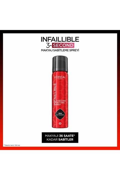 LOréal Paris Infaillible 3-Second Makyaj Sabitleme Spreyi
