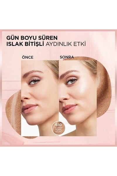 LOréal Paris Lumi Glass Islak Bitişli Stick Aydınlatıcı - 610 Glassy Pearl Eclat