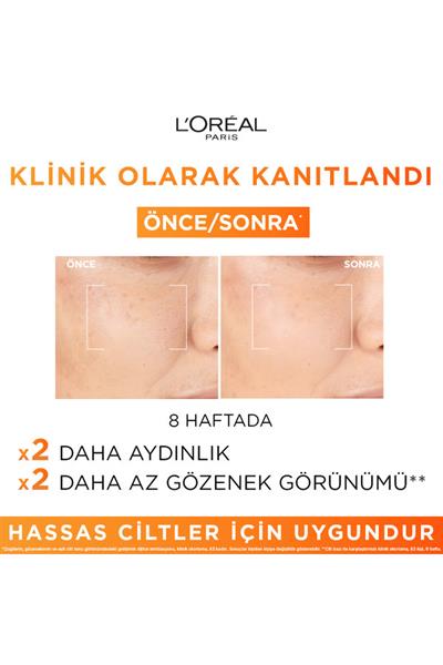 LOréal Paris Revitalift Clinical %12 Saf C Vitamini Aydınlatıcı, Ton Eşitleyici, Gözenek Karşıtı Serum 30 ml