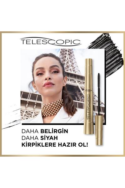 LOréal Paris Telescopic Suya Dayanıklı Maskara - Siyah