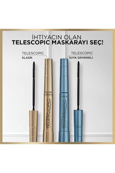 LOréal Paris Telescopic Suya Dayanıklı Maskara - Siyah