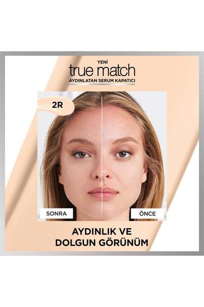 LOréal Paris True Match Aydınlatan Serum Kapatıcı - 2R 11 ml