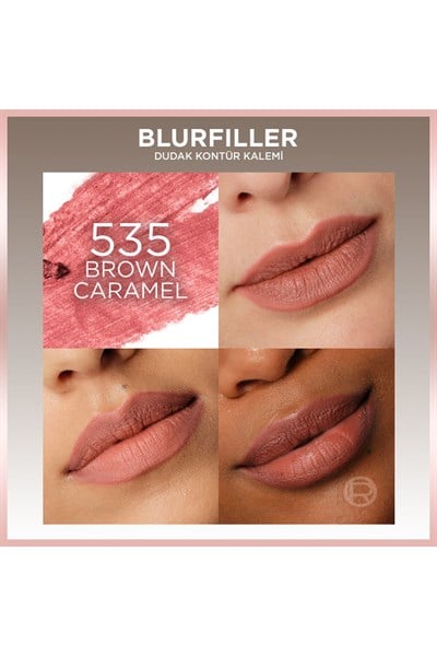 Loreal Paris Blurfiller Dudak Kontür Kalemi 535 Brown Caramel