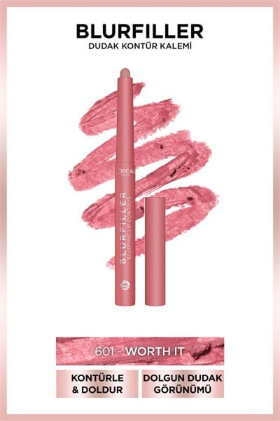 Loreal Paris Blurfiller Dudak Kontür Kalemi 601 Worth It