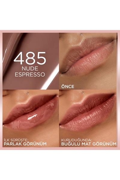 Loreal Paris Hyaluron Lip Tint 485 Nude Espresso