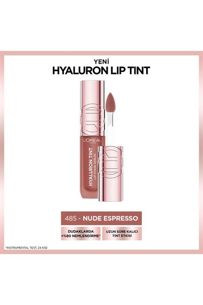 Loreal Paris Hyaluron Lip Tint 485 Nude Espresso